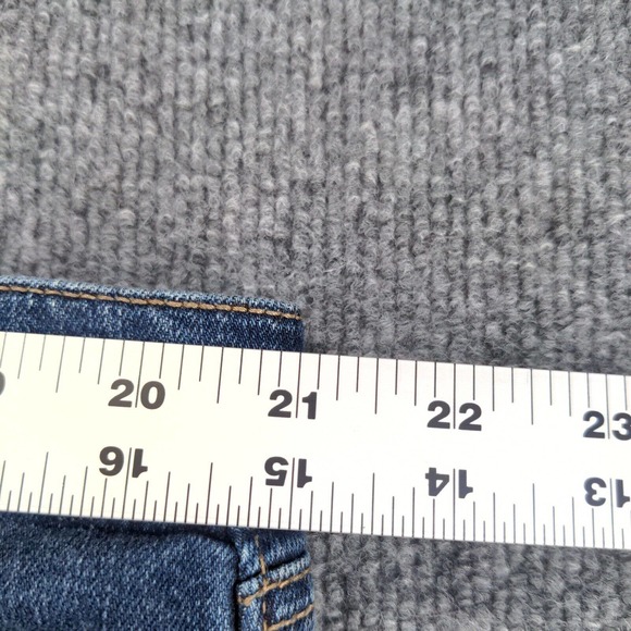 Soho Womens Jean Shorts Blue Size 18 Denim Pockets Cuffed Hems - Picture 4 of 11